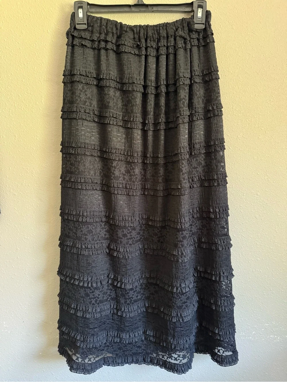 And now this Tiered Ruffle Maxi Skirt